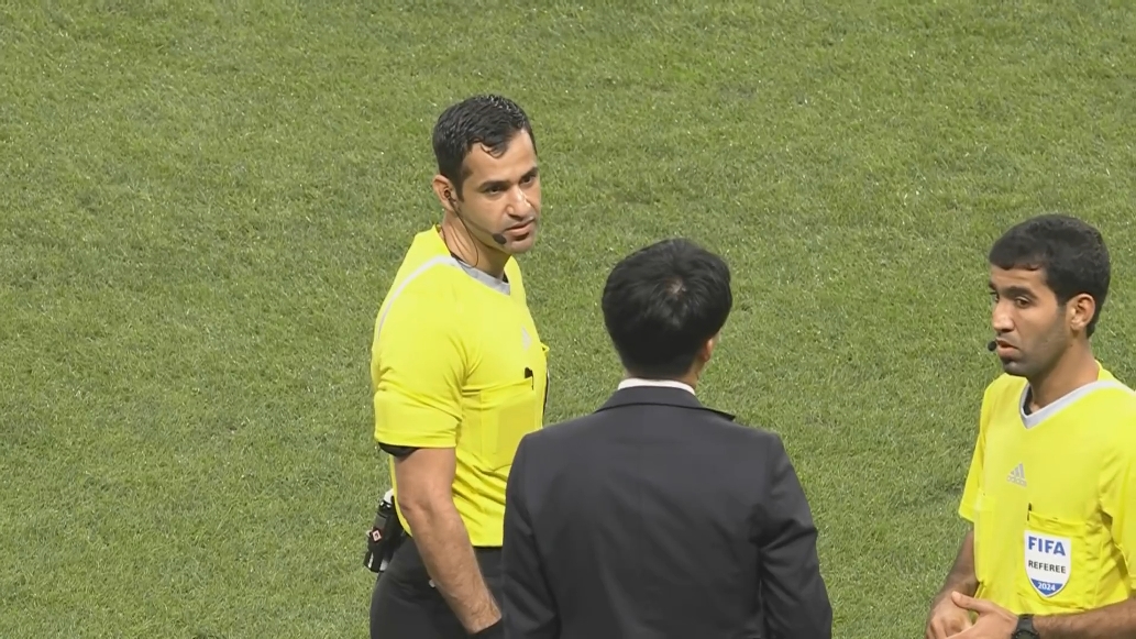  賈西姆執(zhí)法亞冠海港客戰(zhàn)神戶勝利船，此前主哨國足0-7日本