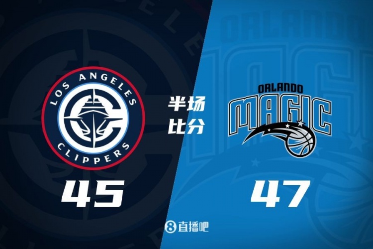  防守大戰(zhàn)！魔術16-5結束上半場47-45快船 班凱羅16分祖巴茨13+10