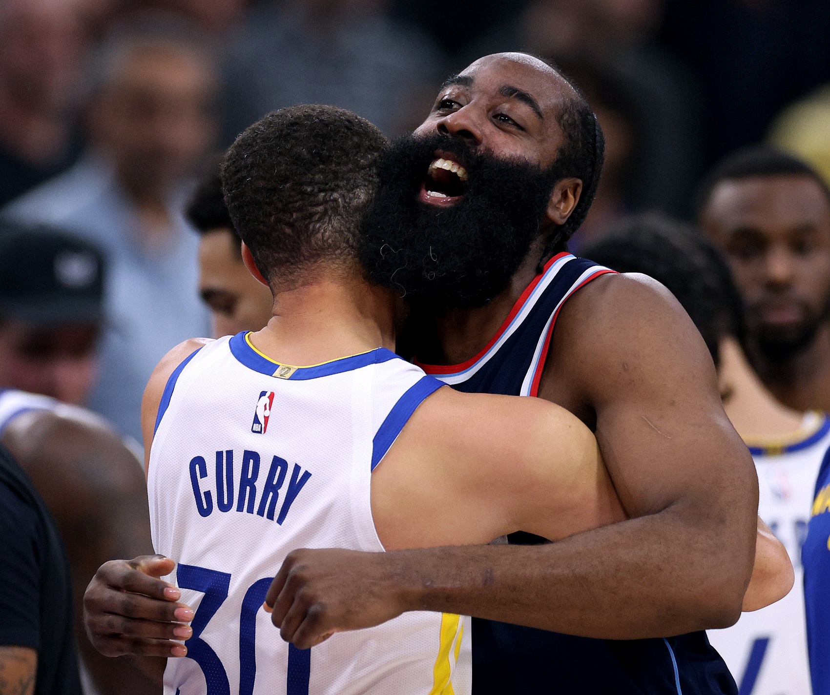  諸神黃昏！庫(kù)里哈登先后50+ NBA歷史首次兩名35歲以上球員轟50+！